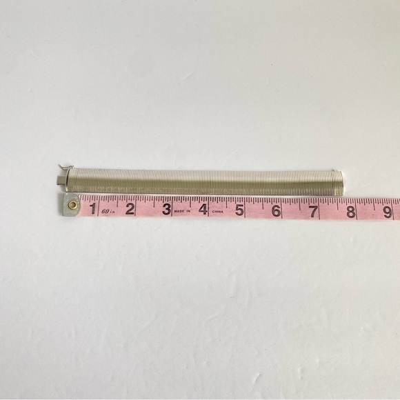 Bellezza Italy Omega Bracelet Itaor Wide Cleopatra Flex Cuff Silver Tone Metal - Picture 12 of 12